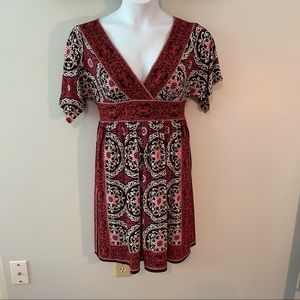 🐝🐝🐝 London Times block print dress; size 10; EUC